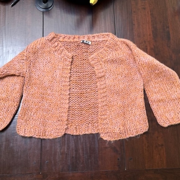 ALPACA OPEN CARDIGAN SWEATER - size S - Picture 6 of 12